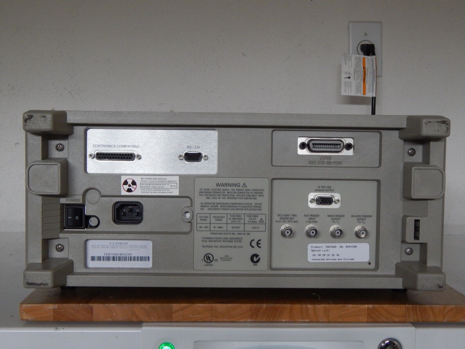 Tektronix TDS784D Opt 13/1F 1GHz 4GS/s Tektronix TDS784D Opt 13/1F 1GHz 4GS/s